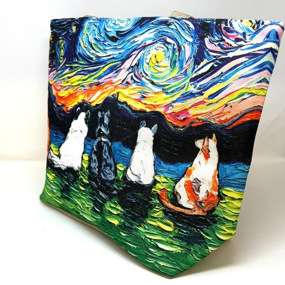😍NEW! French Masters Northern Lights Carry All Tote - Picture 1 of 2